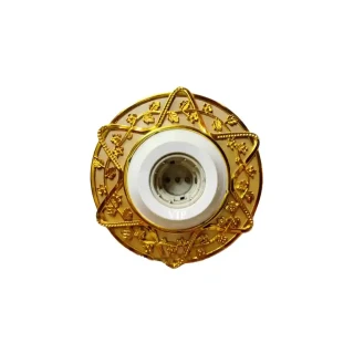 Luxurious Golden Batten Holder