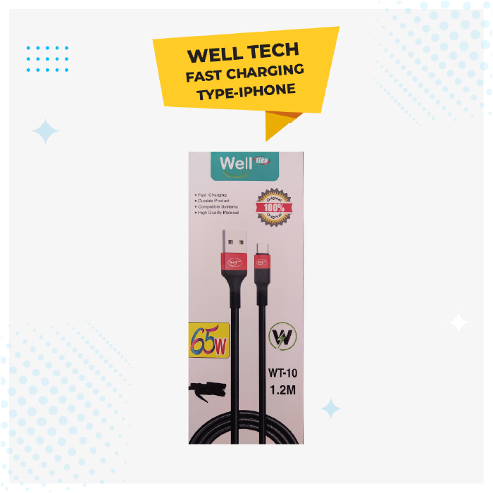 WELL TECH FAST CHARGING TYPE-IPHONE
