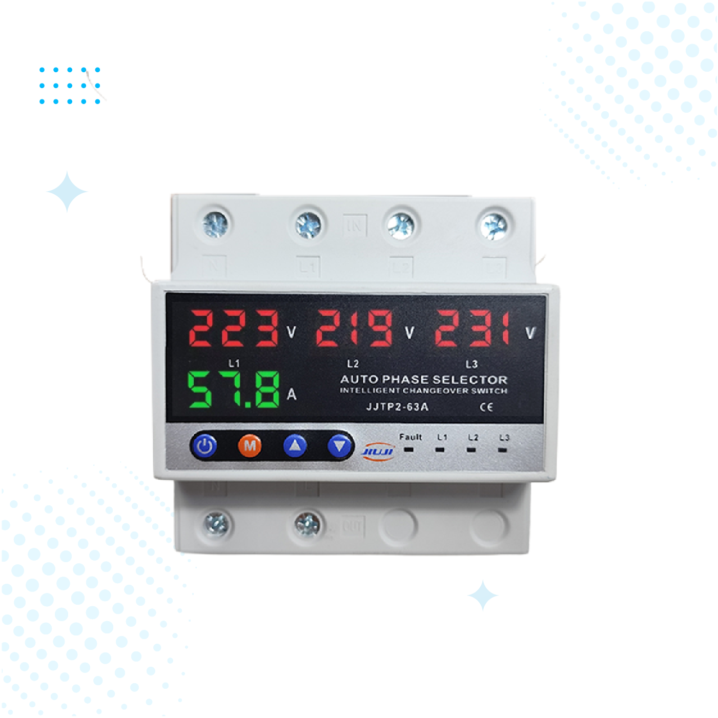 Automatic Transfer Switch/Phase Select/ATS (ভোল্টেজ ও সর্ট সার্কিট সুরক্ষা সহ)