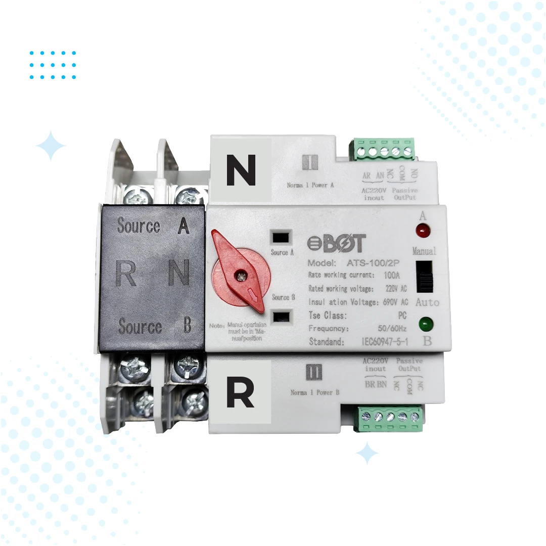 Automatic Transfer Switch/ATS-100A (ওটো চেনজ ওভার সুইচ)