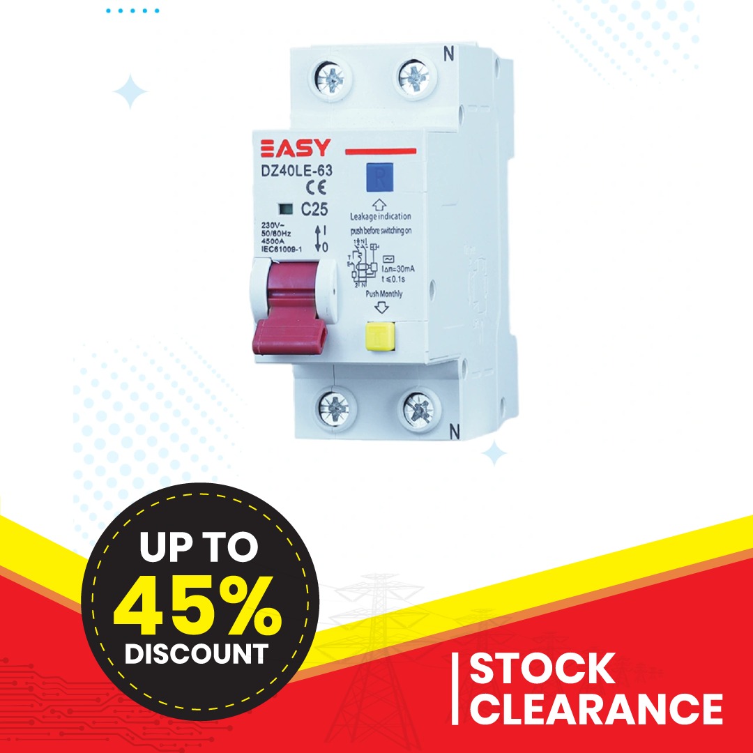 RCBO (Residual Current Operated Circuit Breaker) 25A
