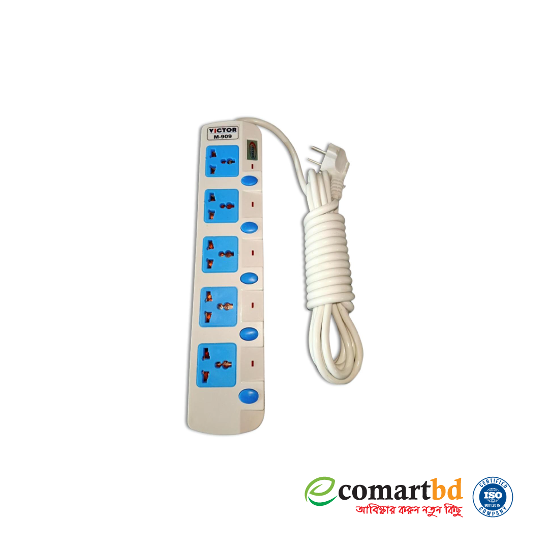 Victor M-909 Heavy-Duty Multiplug 5M