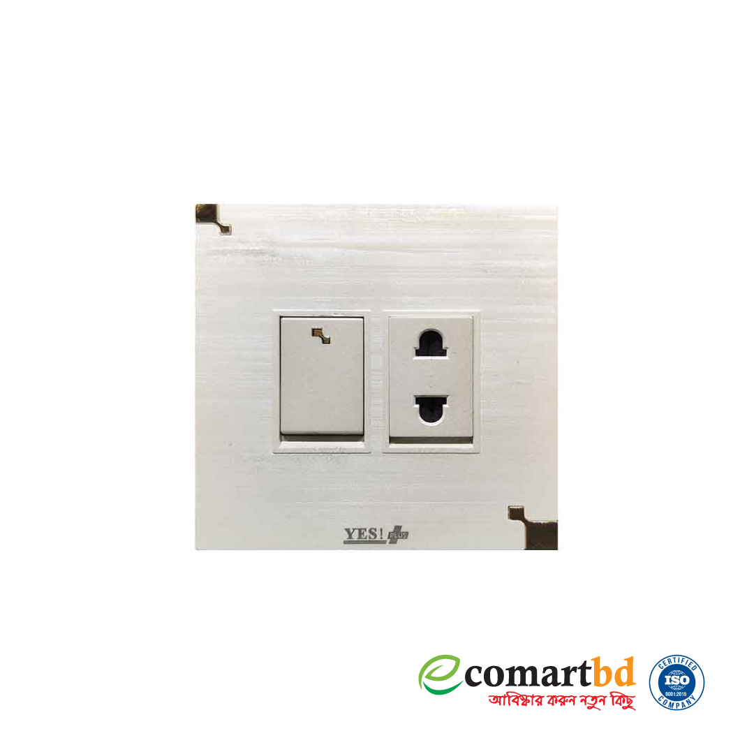 2-Pin Multi Socket With a Switch.