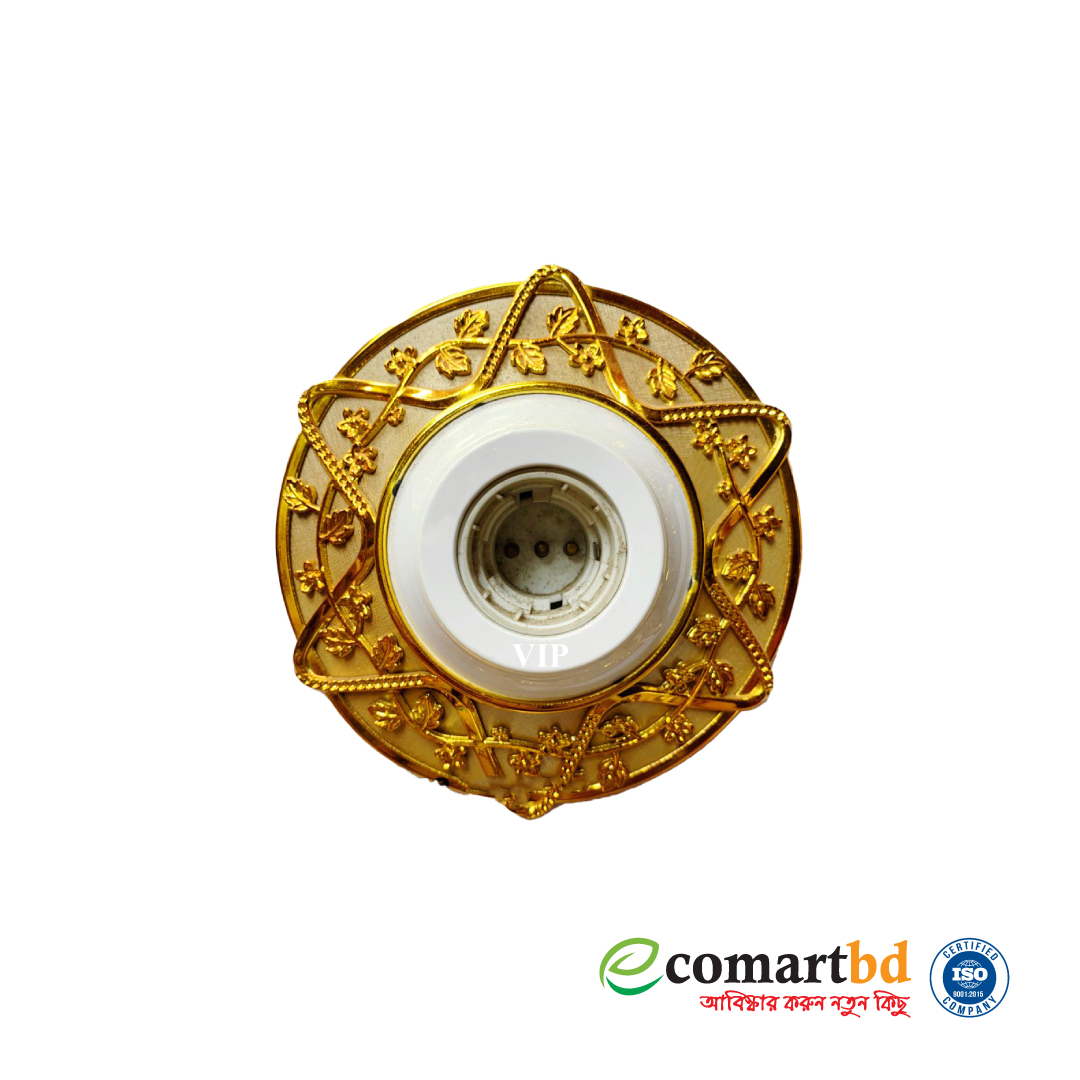 Luxurious Golden Batten Holder