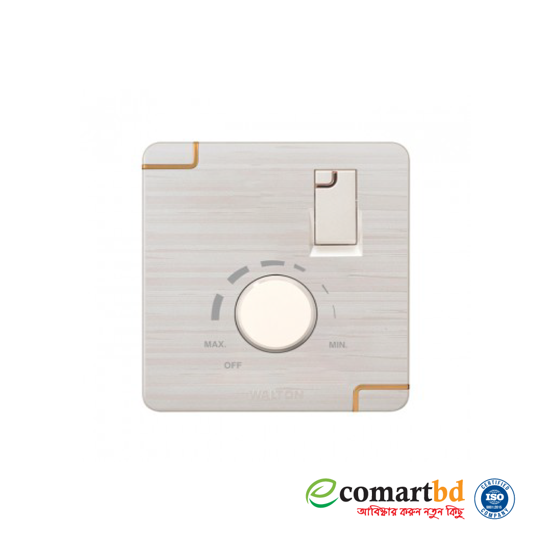 Fan Speed Regulator with Switch (Walton Gang Switch - WFLFR2)