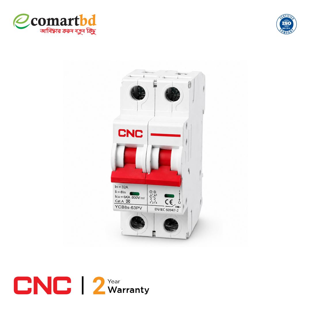 CNC DC MCB Circuit Breaker (ডিসি সার্কিট ব্রেকার)-32A