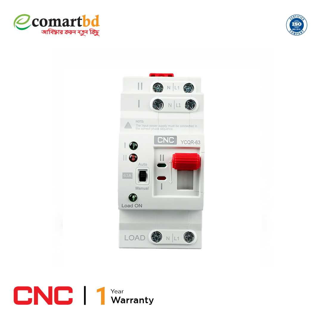 Mini Automatic Transfer Switch (ATS)-63A 2P CNC (PC class)
