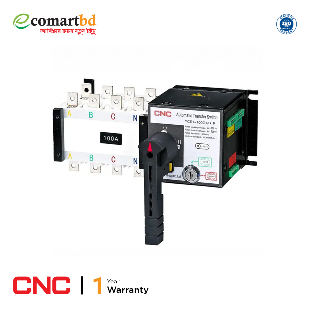 CNC Automatic Transfer Switch 100A 4P (Heavy Duty)
