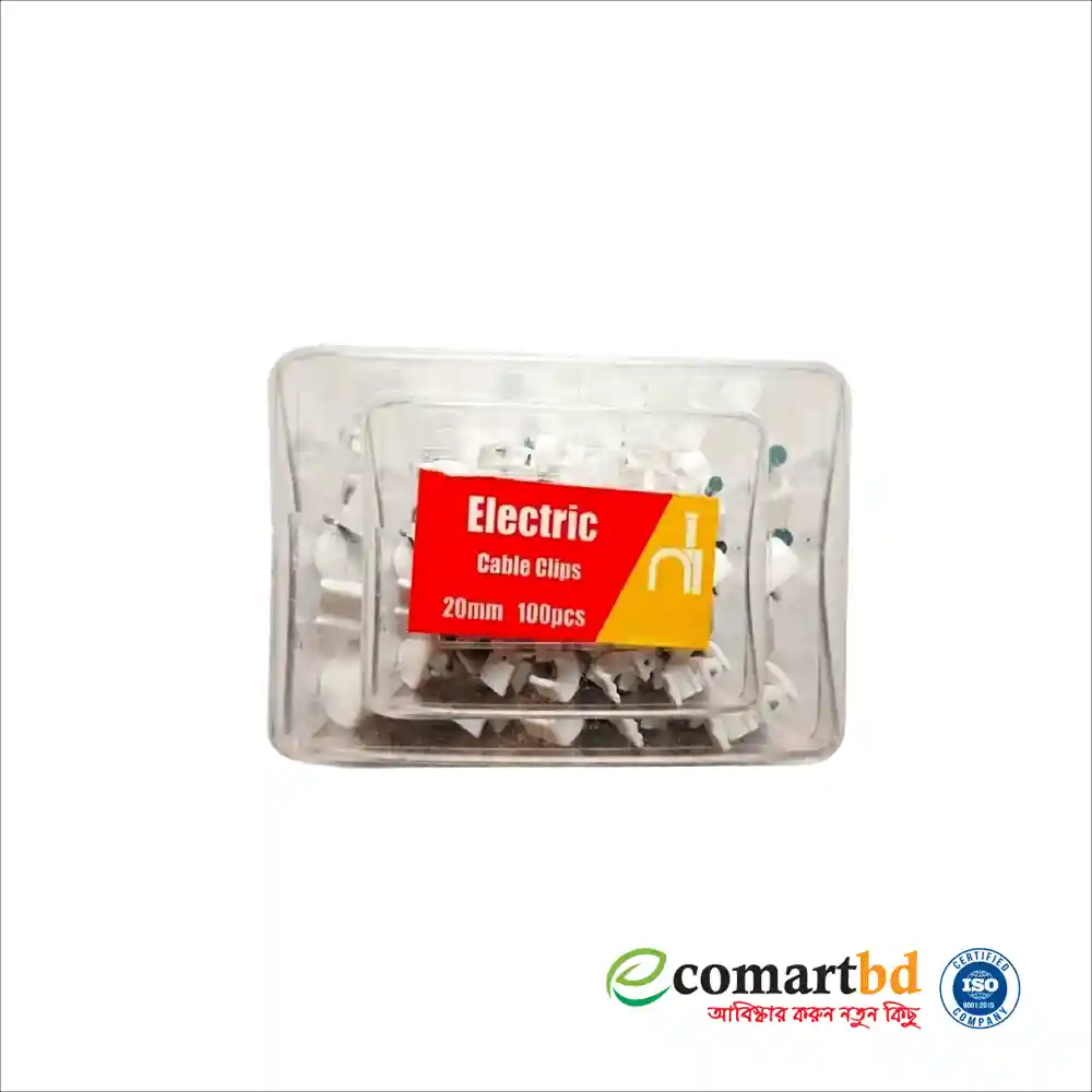 Electric Cable clip 6 MM (ক্যাবল ক্লিপ)
