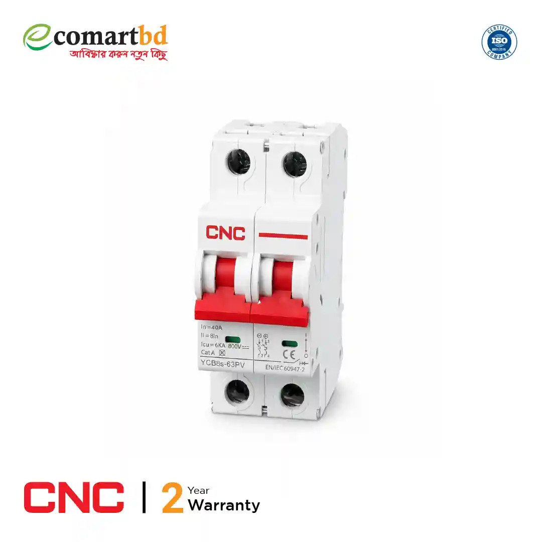 CNC DC MCB Circuit Breaker MCB (ডিসি সার্কিট ব্রেকার)-40A