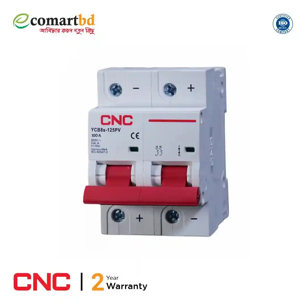 CNC DC MCB Circuit Breaker MCB (ডিসি সার্কিট ব্রেকার)-100A