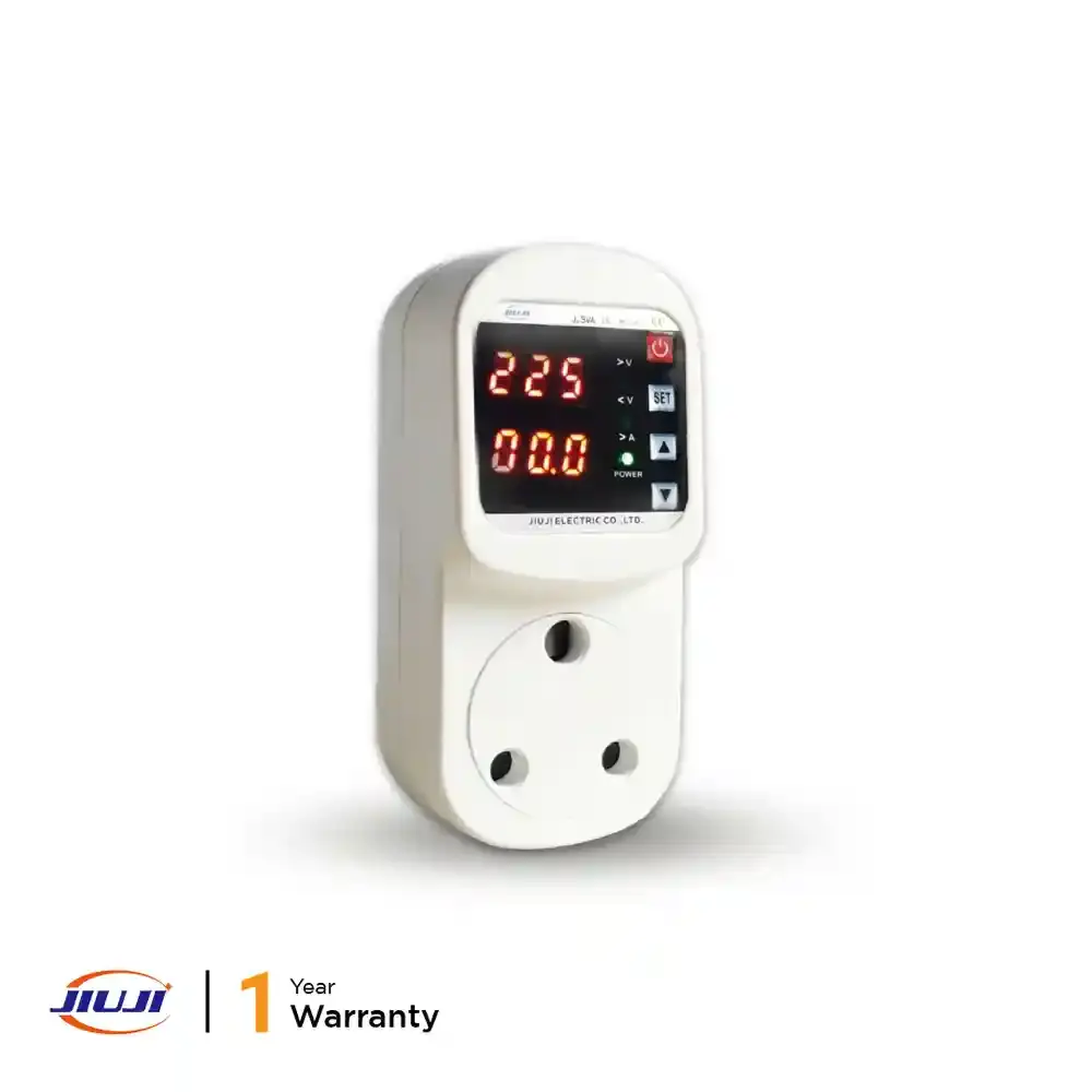 Voltage protector with Voltage & Amp Display- AC