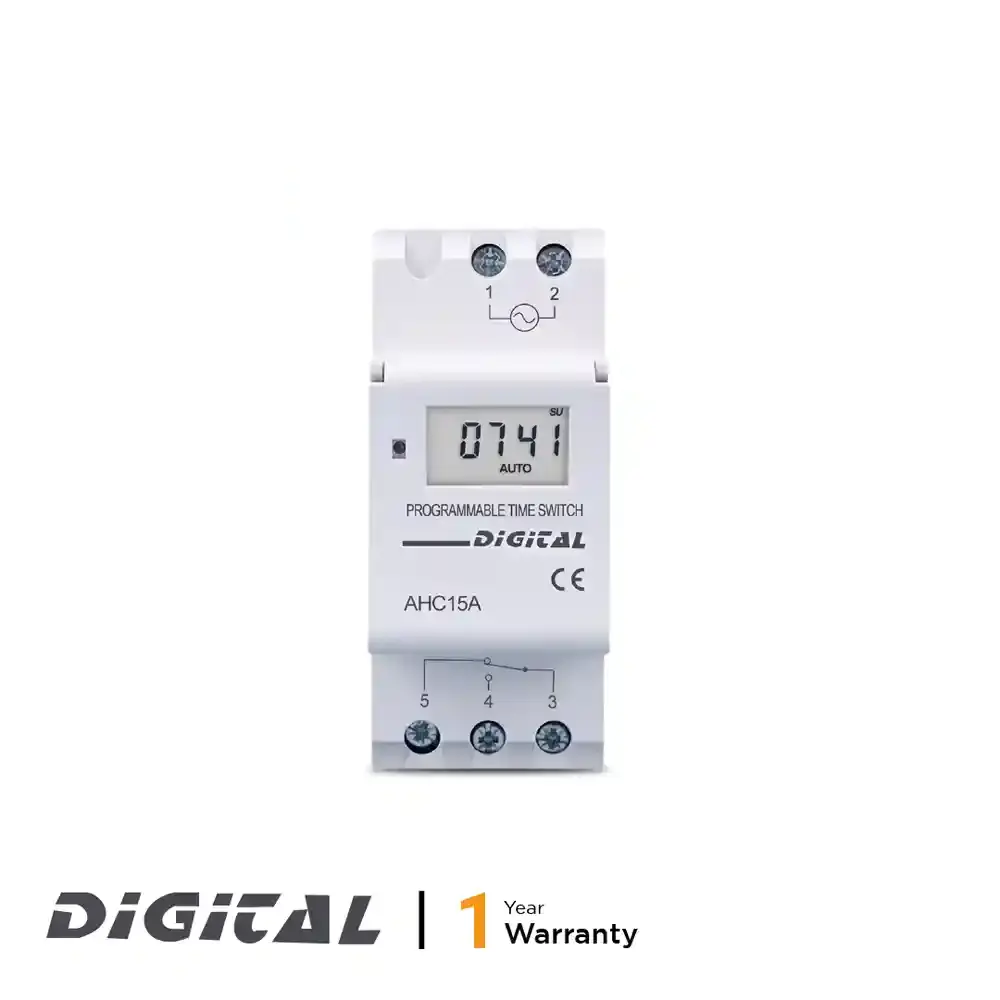 Digital Timer Switch Relay Control