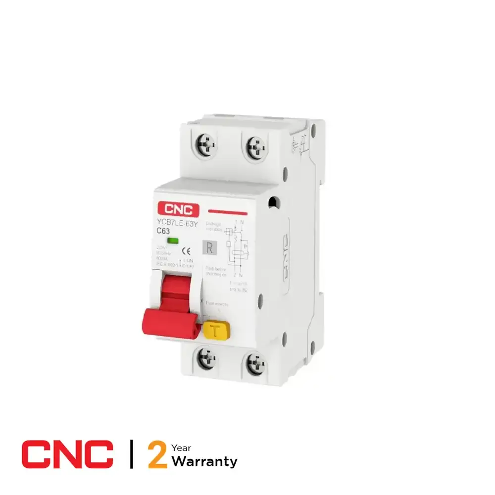 63A  RCBO (Residual Current Operated Circuit Breaker) CNC