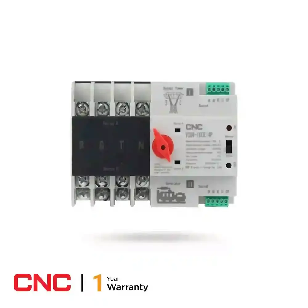 Automatic Transfer Switch (ATS) 100A/3 Phase/4P/CNC
