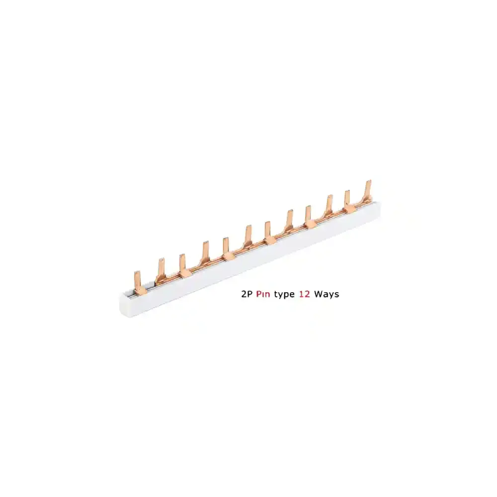 Copper Busbar Connector for Distribution Box Pin Type Double pole