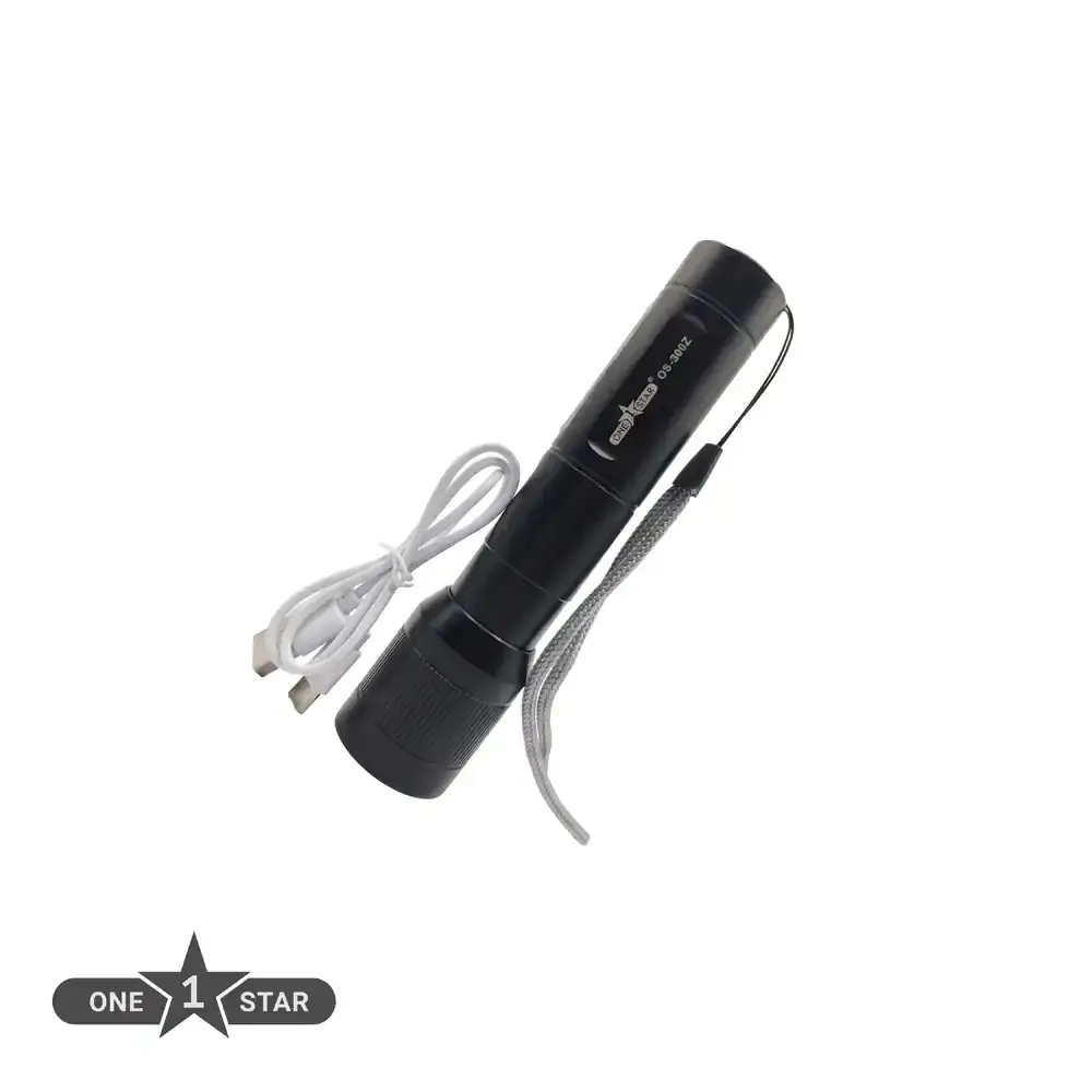 One Star Rechargeable Torch Light