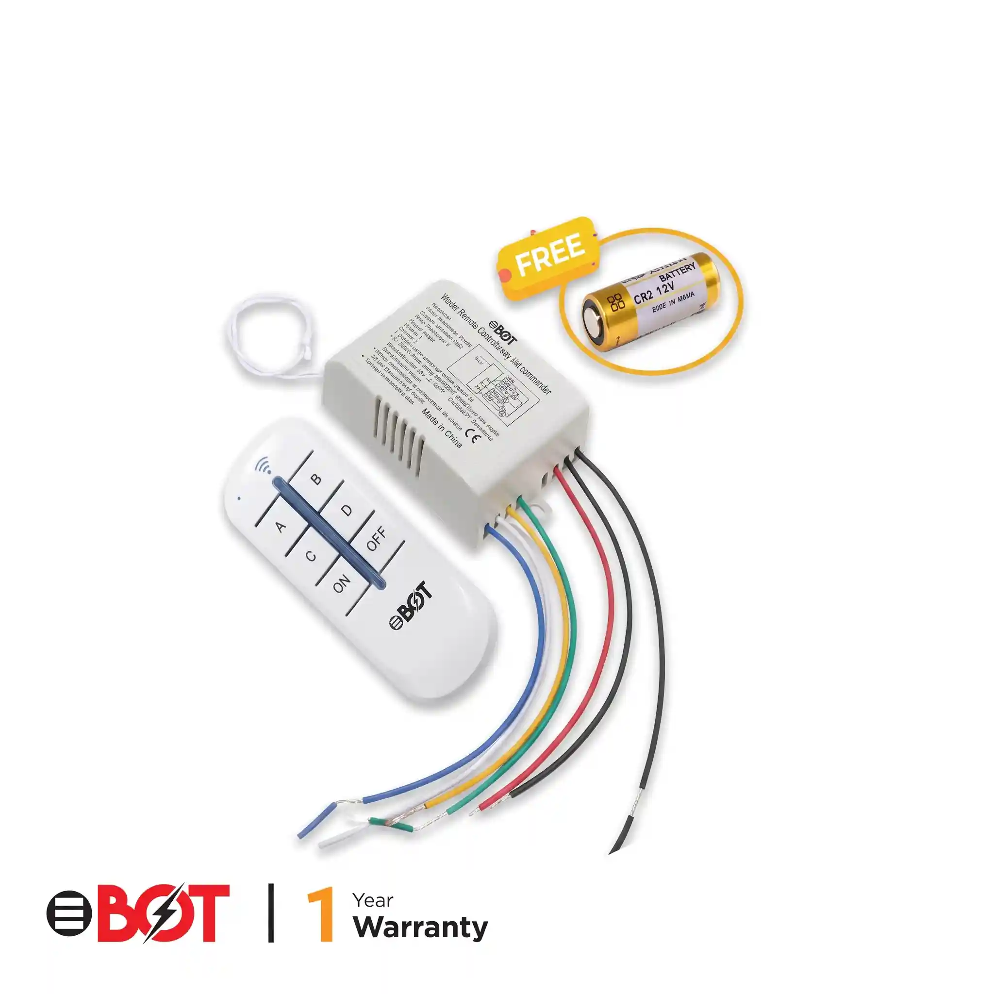 4 Channel Remote Control Switch